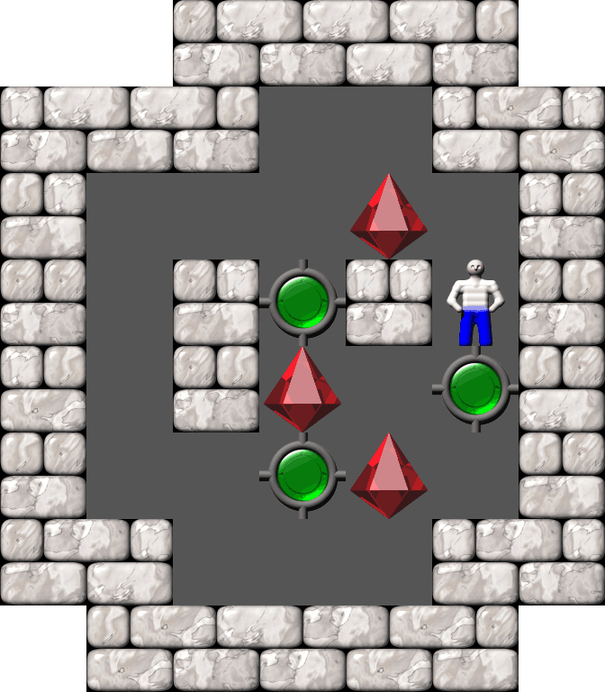 Sokoban Yoshio Murase's Hand-Made level 2